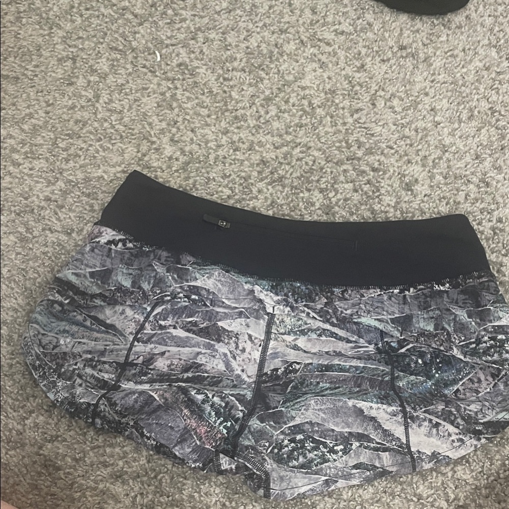 lululemon athletica Monochrome Patterned Athletic Shorts